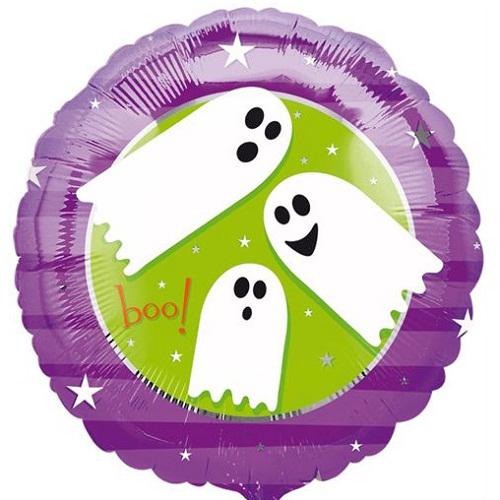 Creepy Critters Ghost Foil Balloon 18in Balloons & Streamers - Party Centre