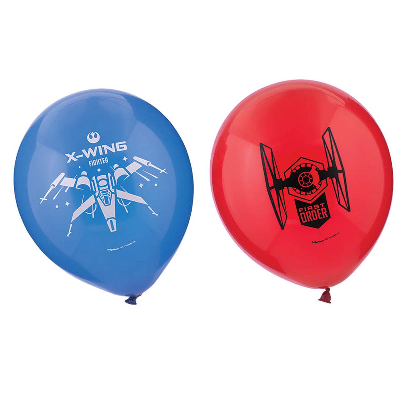 Star Wars VII Latex Balloons 6pcs Balloons & Streamers - Party Centre