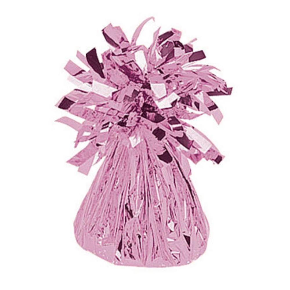 Pink Foil Balloon Weight 6oz Balloons & Streamers - Party Centre
