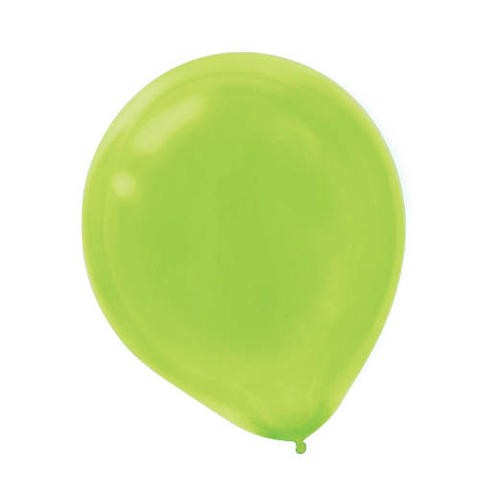 Kiwi latex Balloons 12in, 15pcs Balloons & Streamers - Party Centre