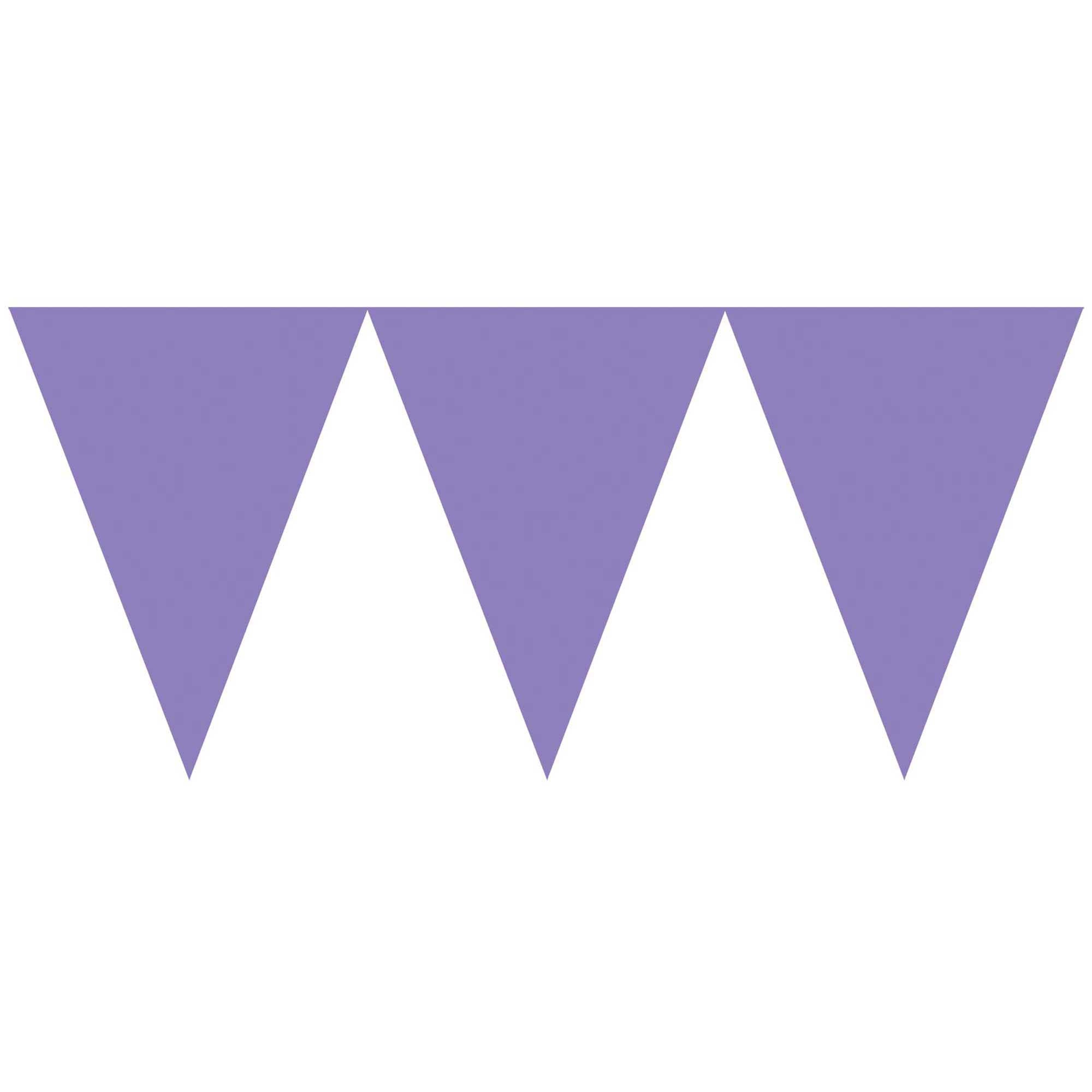New Purple Pennant Banner Decorations - Party Centre