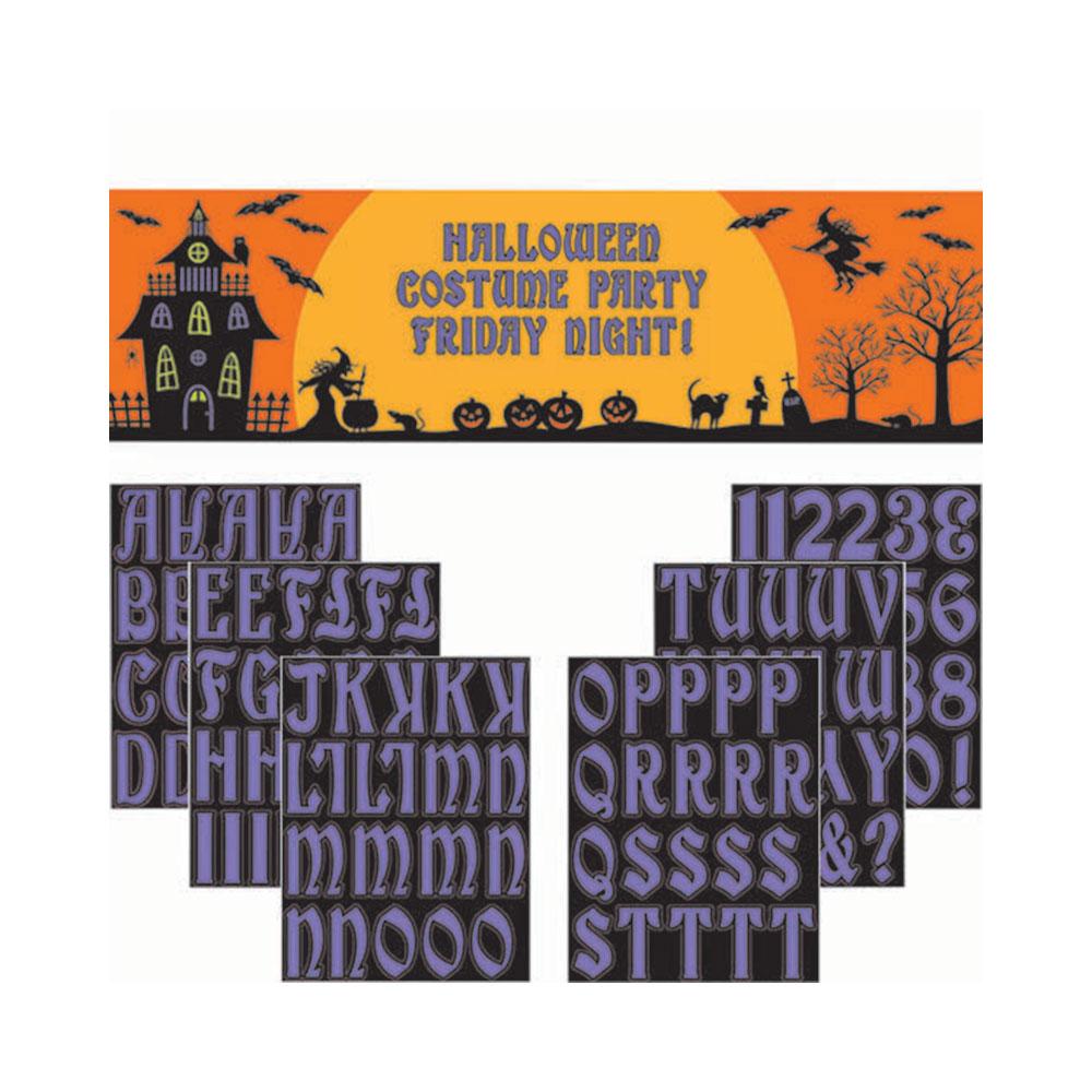 Halloween Personalized Giant Sign 19.5in Decorations - Party Centre