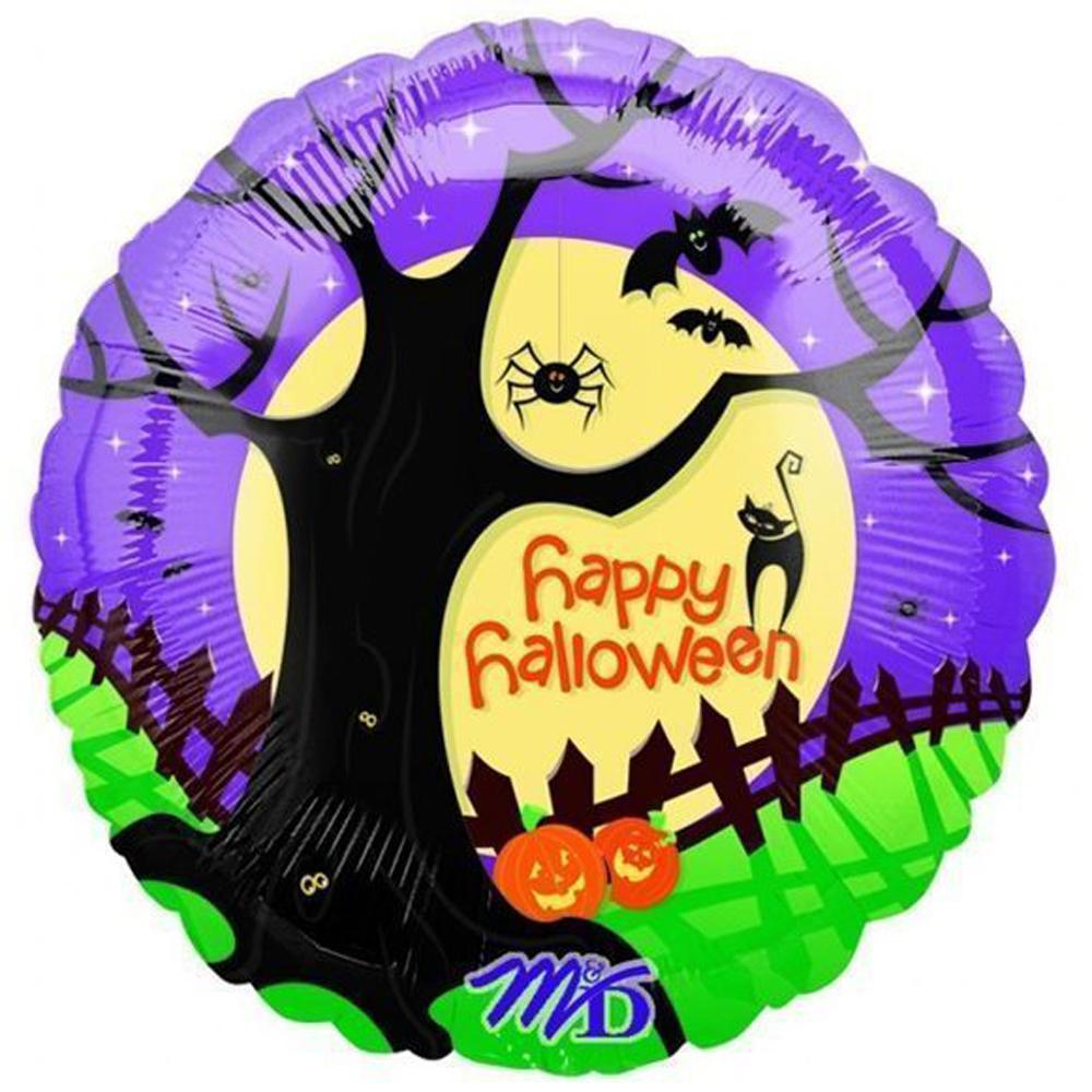 Spooky Halloween Foil Balloon 18in Balloons & Streamers - Party Centre