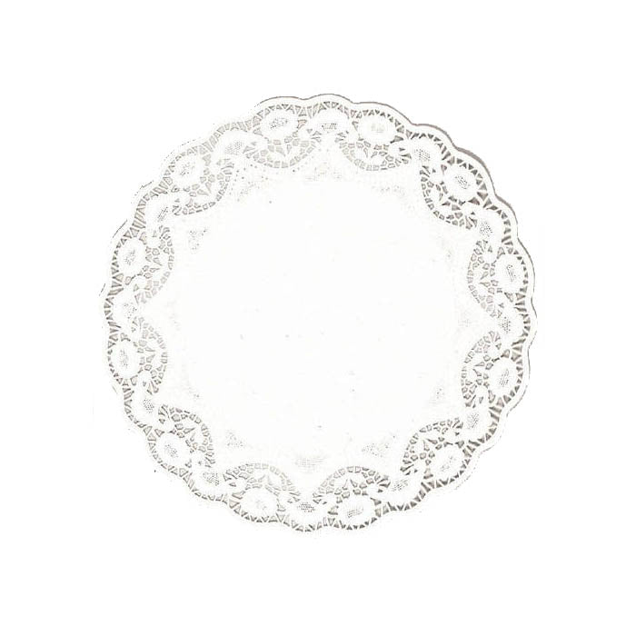 Round White Doilies 8in, 28pcs Party Accessories - Party Centre