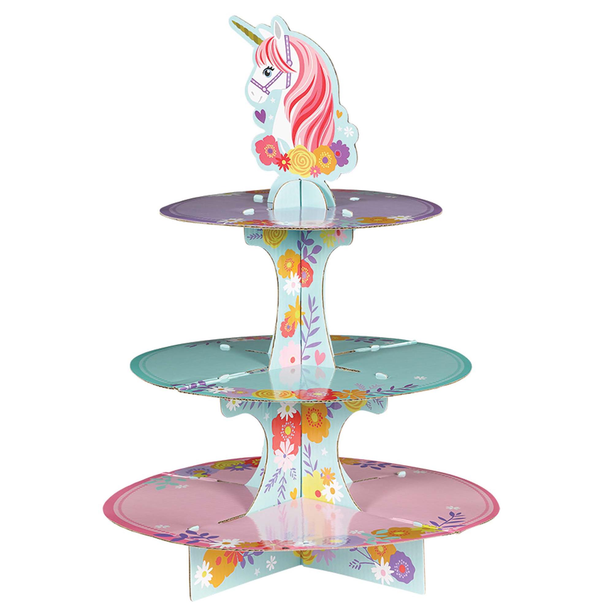 Magical Unicorn Cardboard Treat Stand Party Accessories - Party Centre
