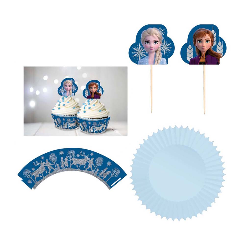 Frozen II Cupcake Kit Party Accessories - Party Centre