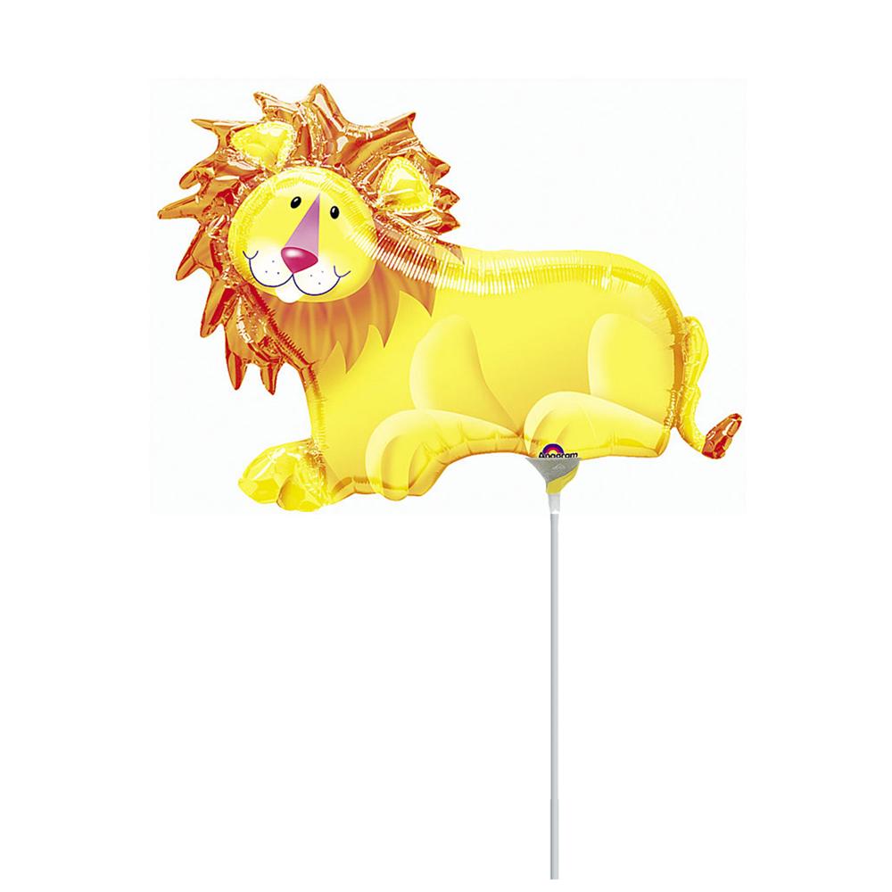 Jungle Party Lion Mini Shape Balloon Balloons & Streamers - Party Centre