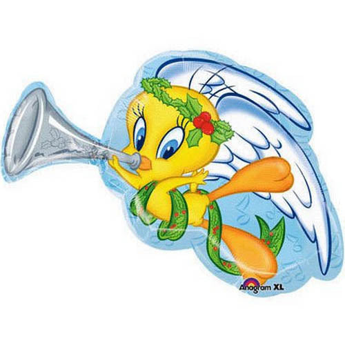 Tweety Angel Supershape Balloon 35in Balloons & Streamers - Party Centre