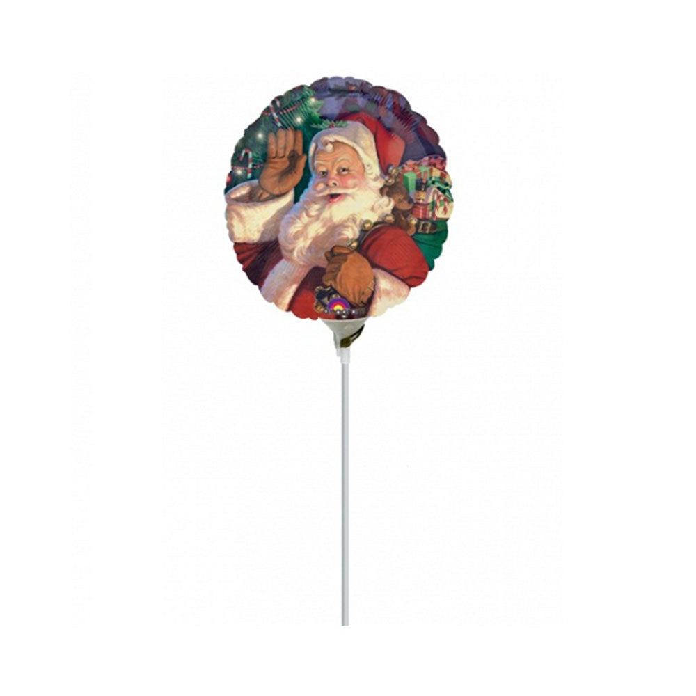 Jolly Old St. Nick Foil Balloon 9in Balloons & Streamers - Party Centre