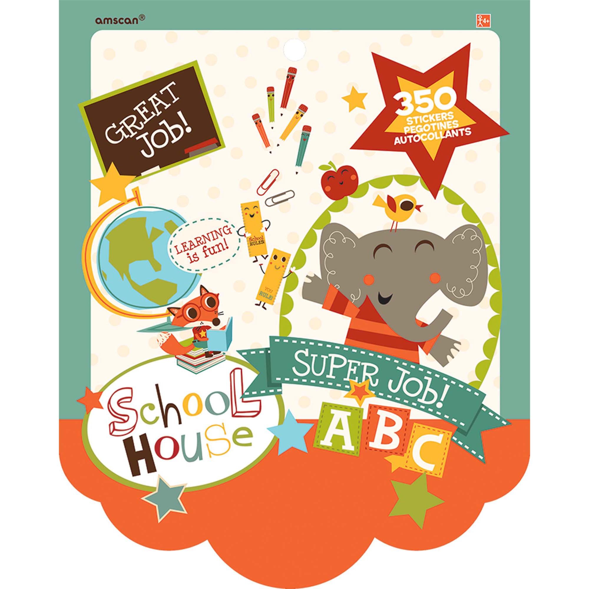 Schoolhouse Sticker Book Party Favors - Party Centre