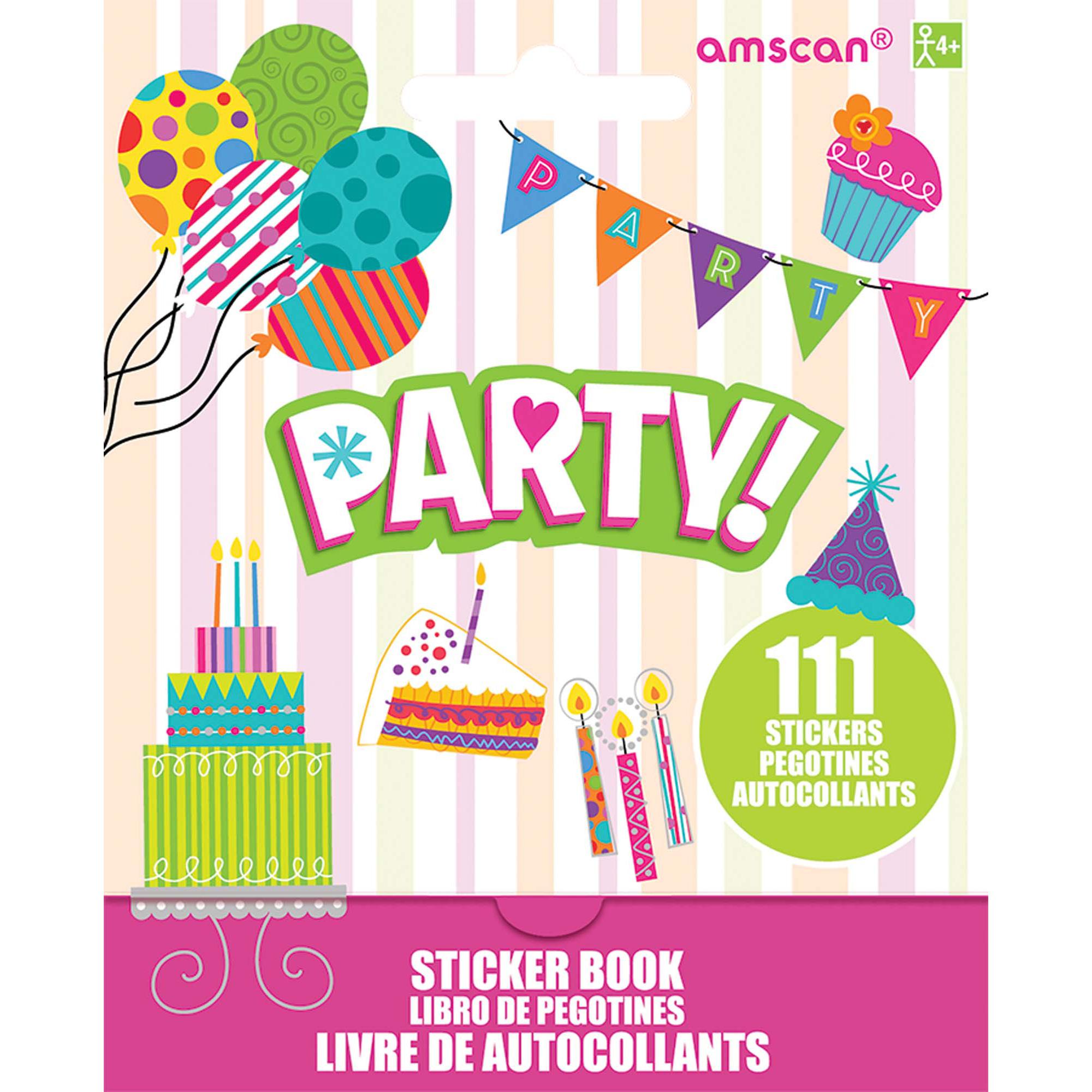 Party Sticker Booklet Party Favors - Party Centre
