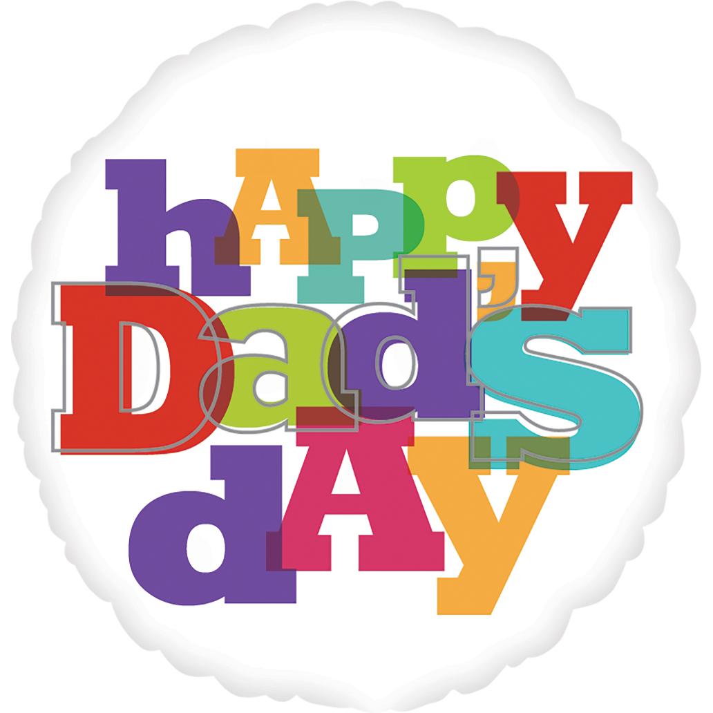 Happy Dad's Day Foil Balloon 18in Balloons & Streamers - Party Centre