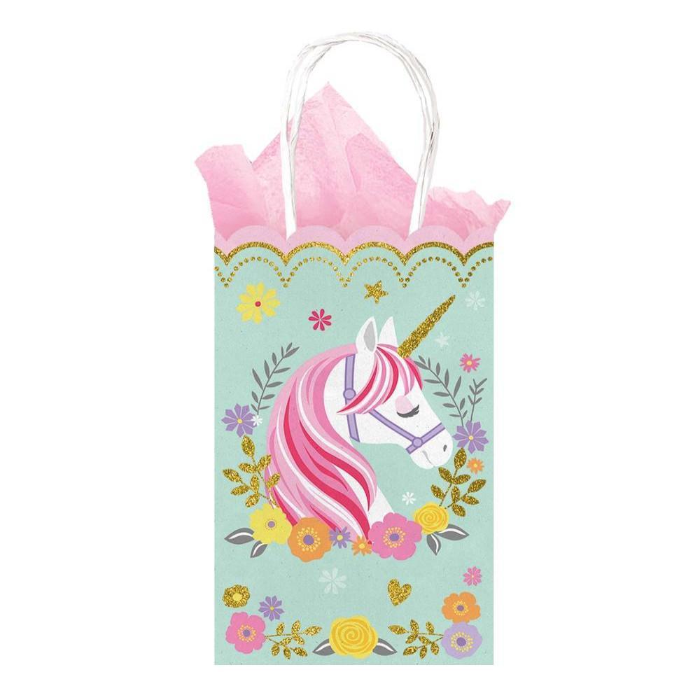Magical Unicorn Glitter Small Cub Bag 10pcs Party Favors - Party Centre