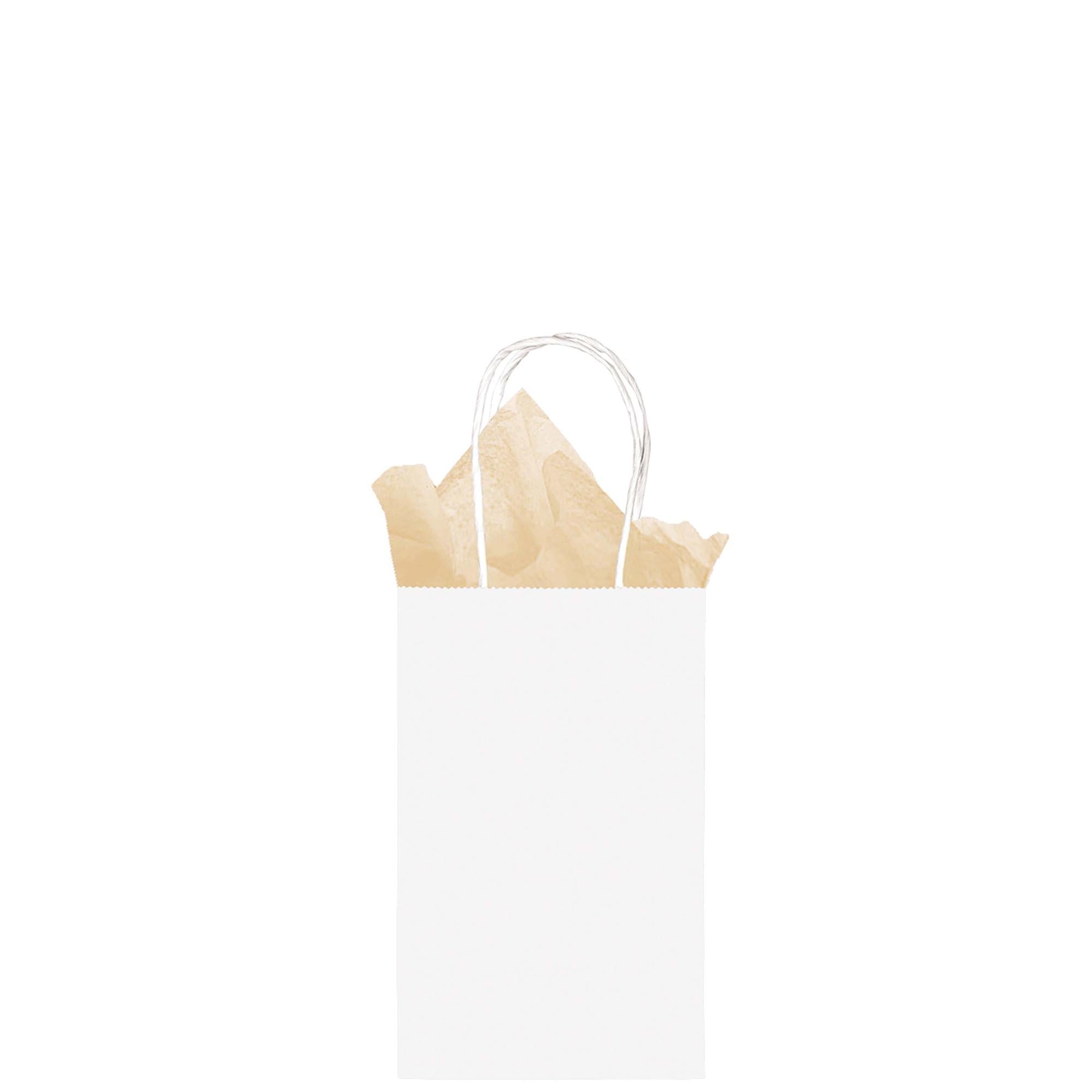 White Small Cub Kraft Bag Party Favors - Party Centre
