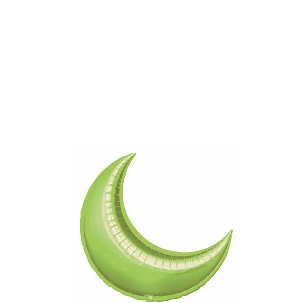Lime Crescent Mini Shape Balloon 17in Balloons & Streamers - Party Centre