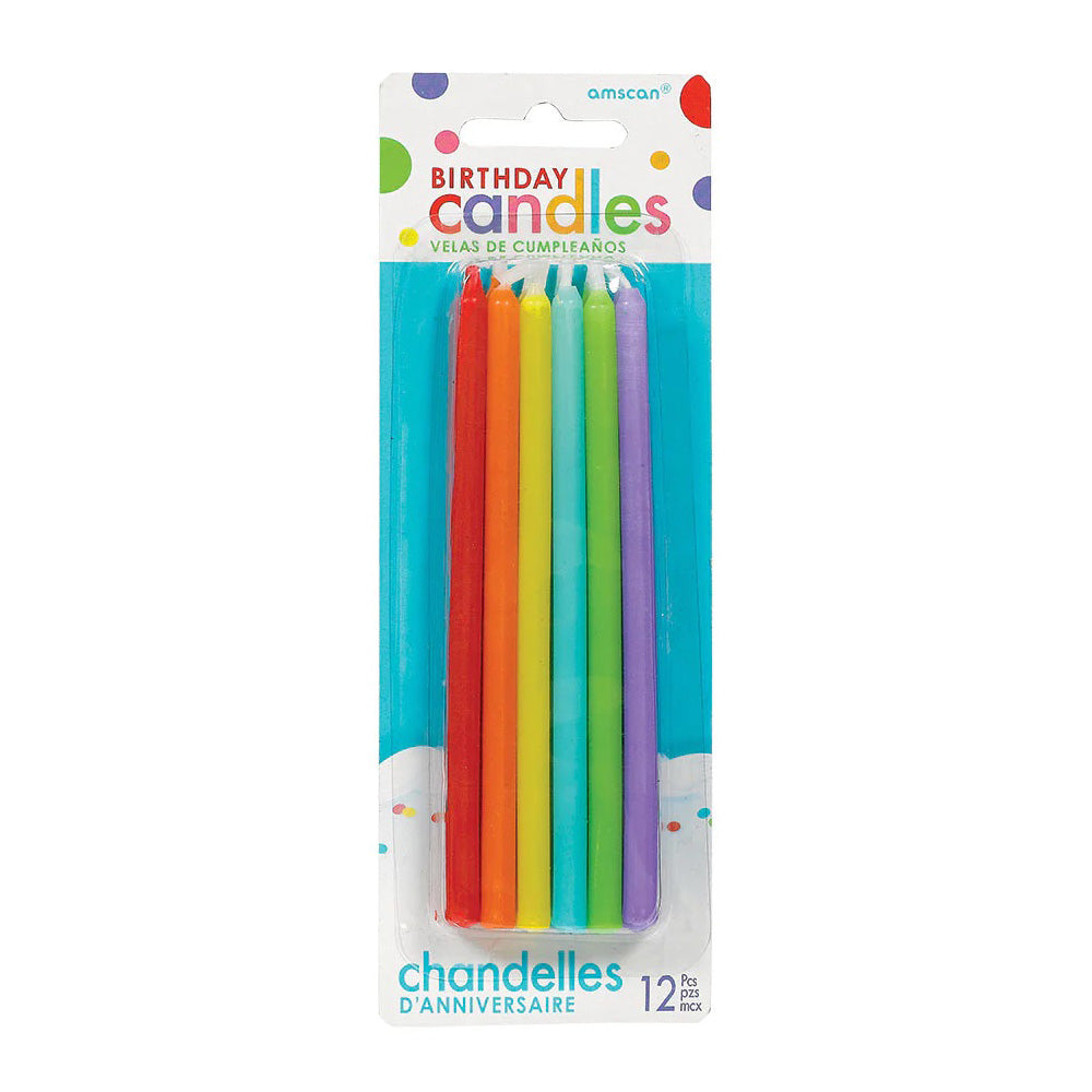 Primary Taper Candles 5in, 12pcs