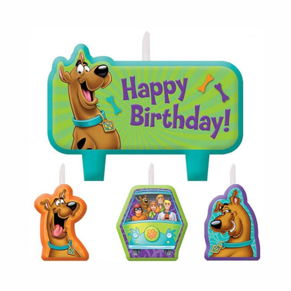 Scooby-Doo Birthday Candle Set Party Accessories - Party Centre