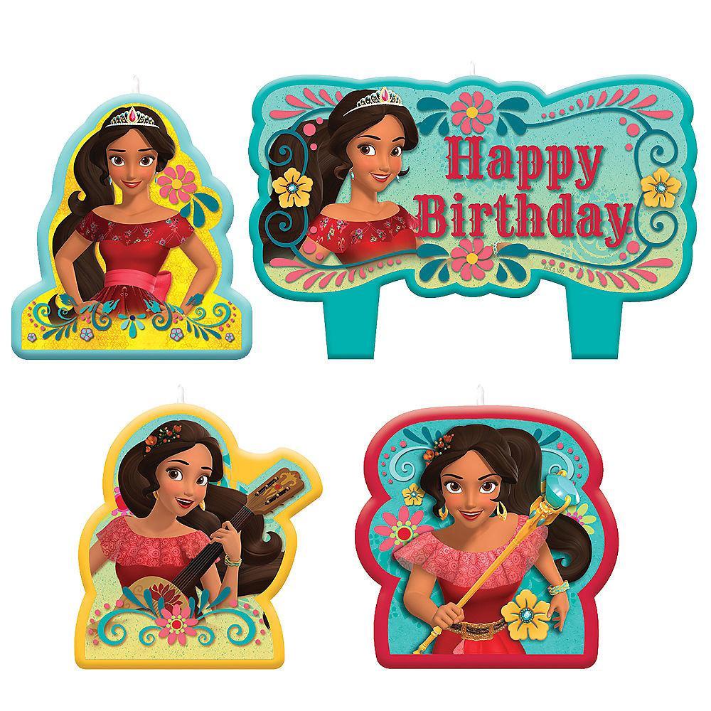 Elena Of Avalor Birthday Candle Set 4pcs Party Accessories - Party Centre