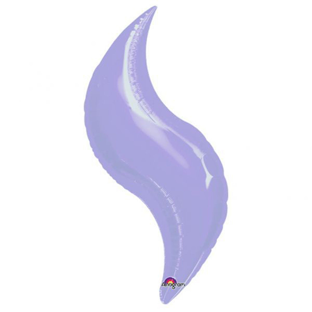 Lilac Curve Super Shape Balloon  42in Balloons & Streamers - Party Centre