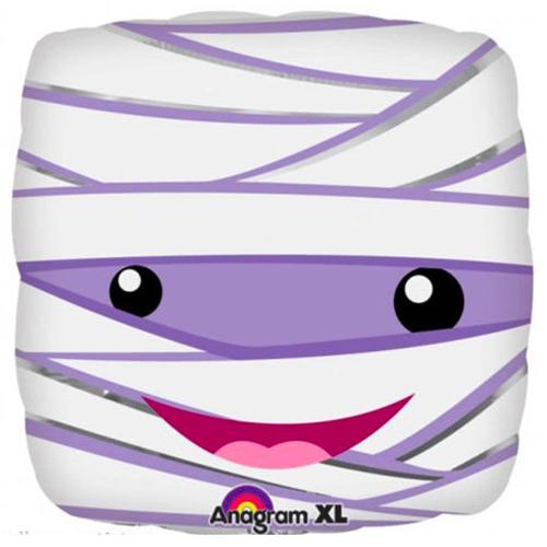 Mummy Face Foil Balloon 18in Balloons & Streamers - Party Centre