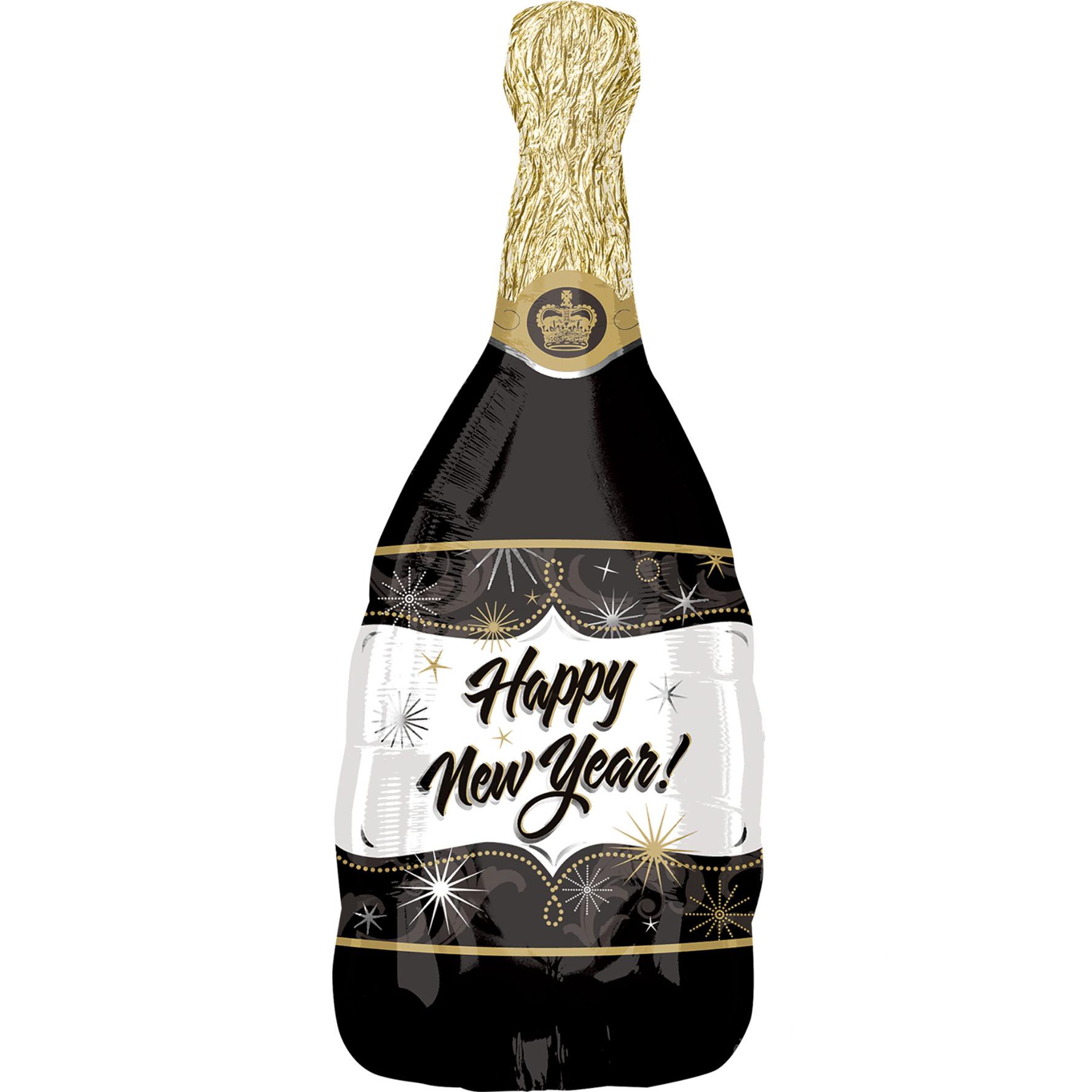 Champagne New Year Mini Shape Balloon Balloons & Streamers - Party Centre
