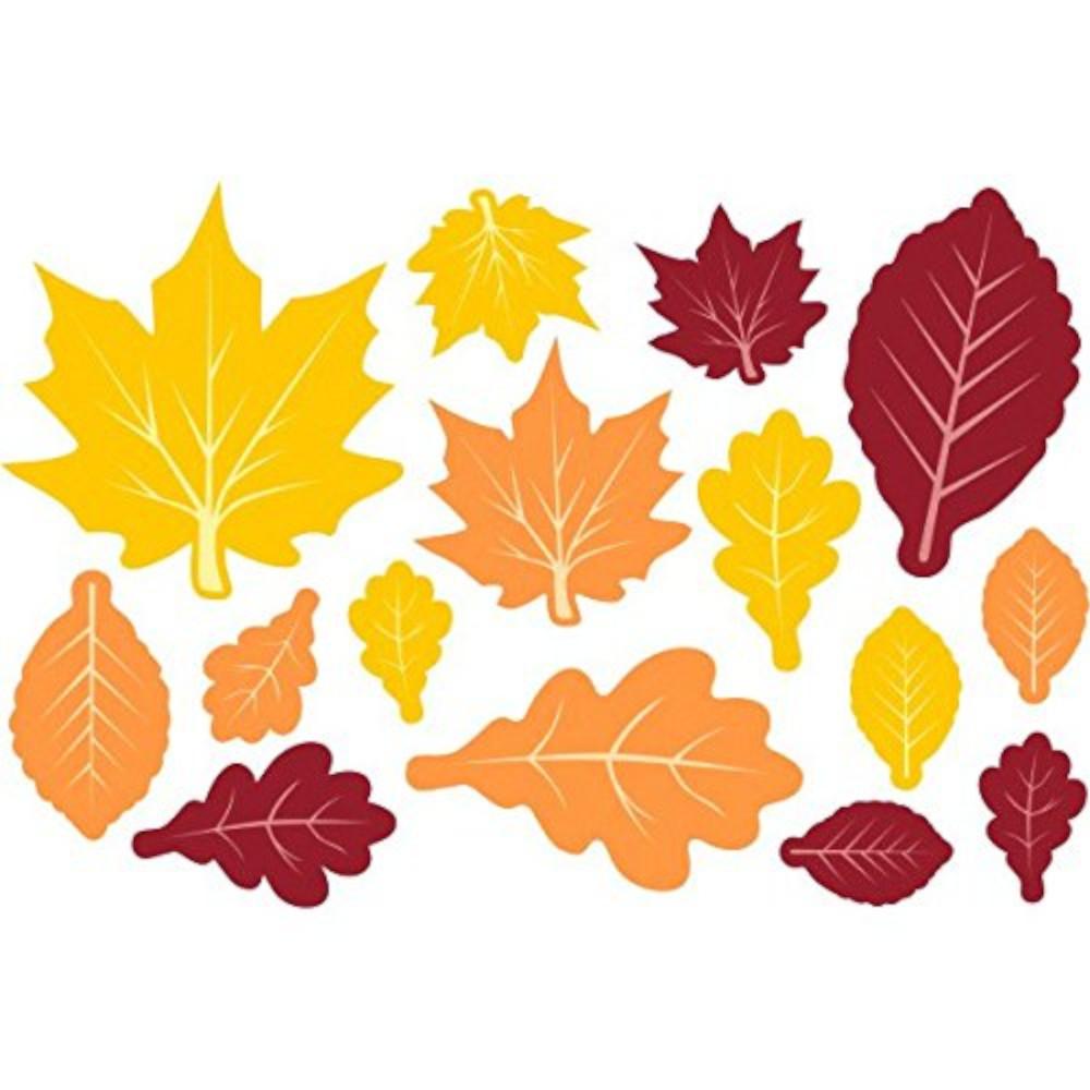 Assorted Fall Leaves Cutouts 30pcs Decorations - Party Centre