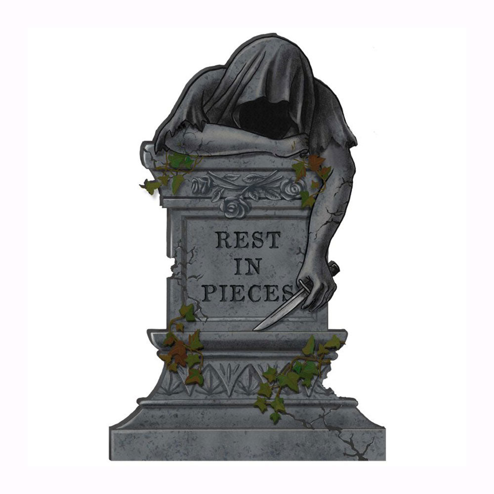 Rest In Pieces Tombstone 22in
