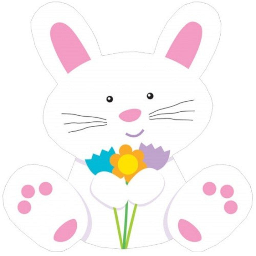Easter Bunny Cutouts 10.5in Decorations - Party Centre