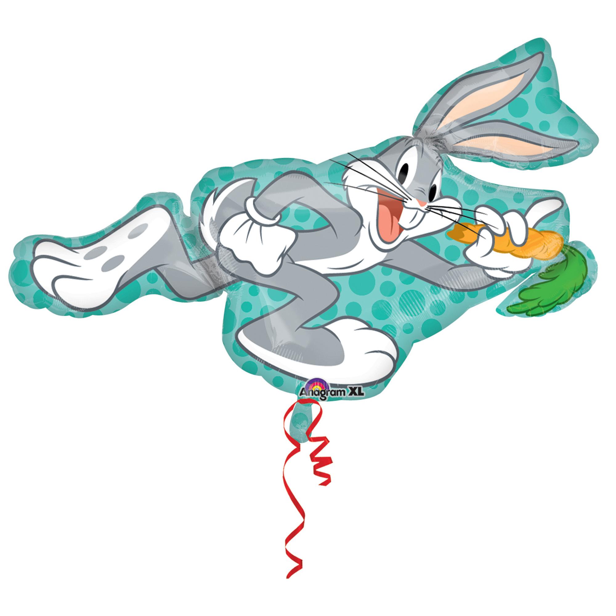 Bugs Bunny With Carrot Supershape Balloon 38in Balloons & Streamers - Party Centre