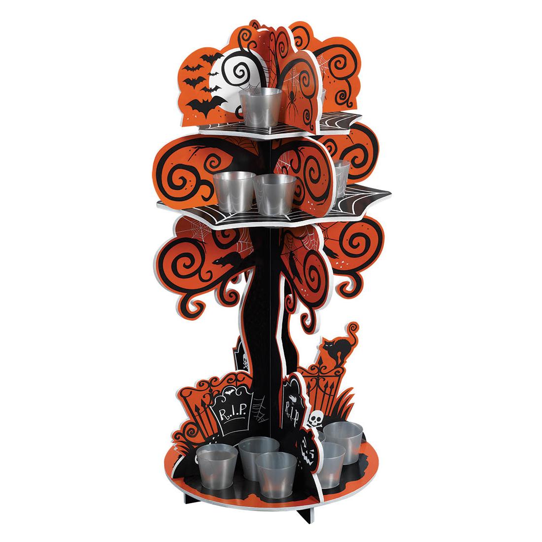 Spooky Tree Shot Glass Holder Candy Buffet - Party Centre