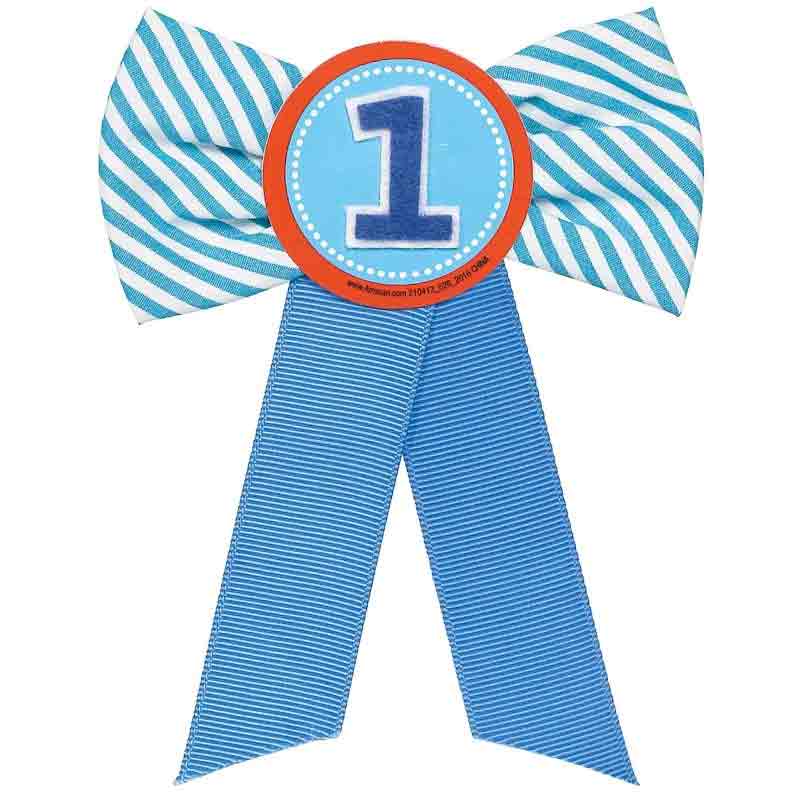1st Birthday Boy Award Blue Ribbon