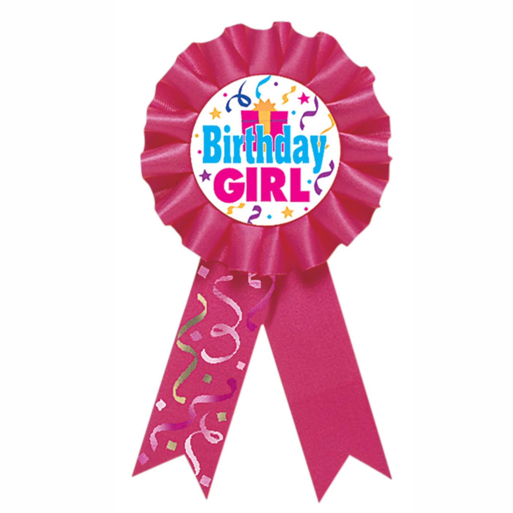 Birthday Girl Award Ribbon Party Accessories - Party Centre