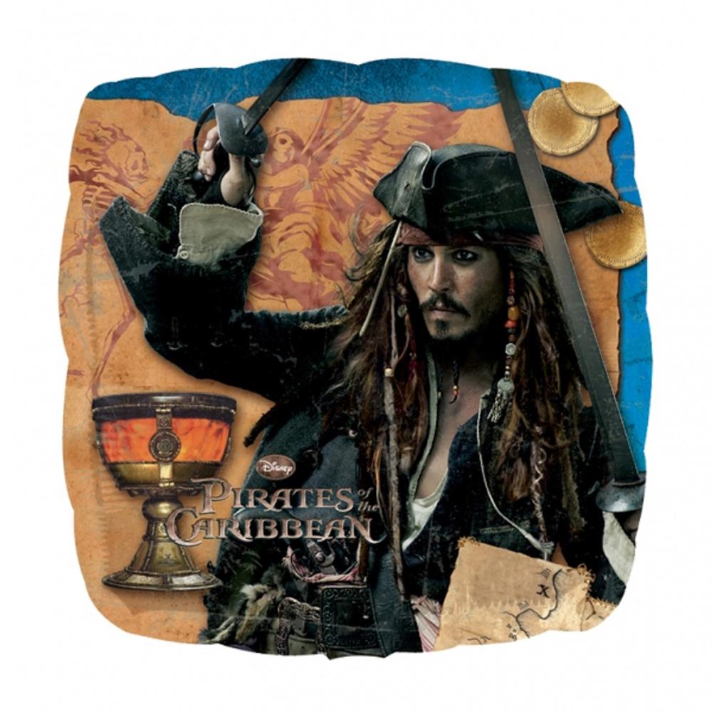 Pirates Captain Jack Foil Balloon 18in Balloons & Streamers - Party Centre