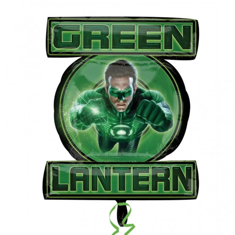 Green Lantern Supershape Balloon 21 x 24in Balloons & Streamers - Party Centre