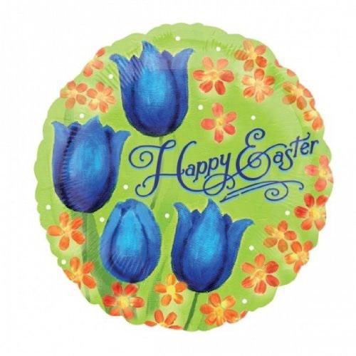 Painted Tulip Easter Foil Balloon 18in Balloons & Streamers - Party Centre