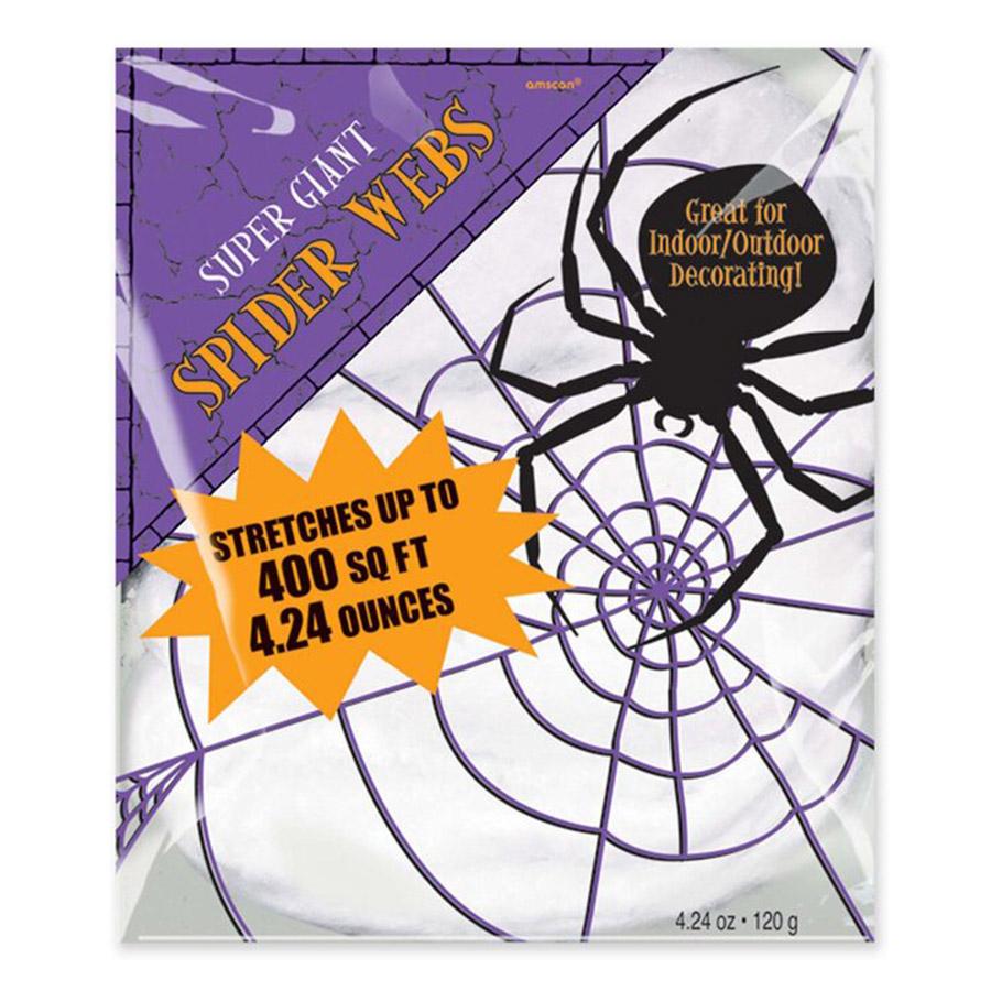 White Super Giant Spider Web Decorations - Party Centre