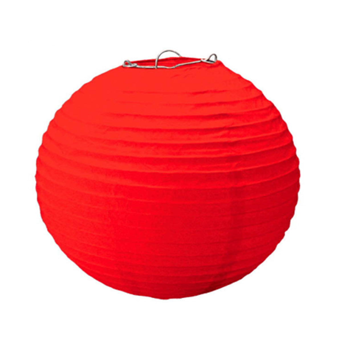 Apple Paper Lantern With Metal Frame 15.50in
