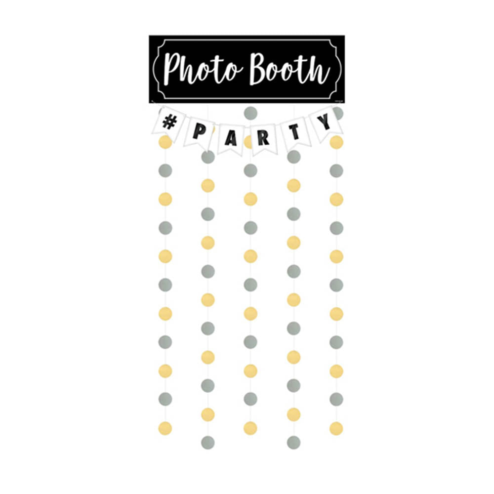 Photo Booth #Party Backdrop Foil & Cardboard Decorations - Party Centre