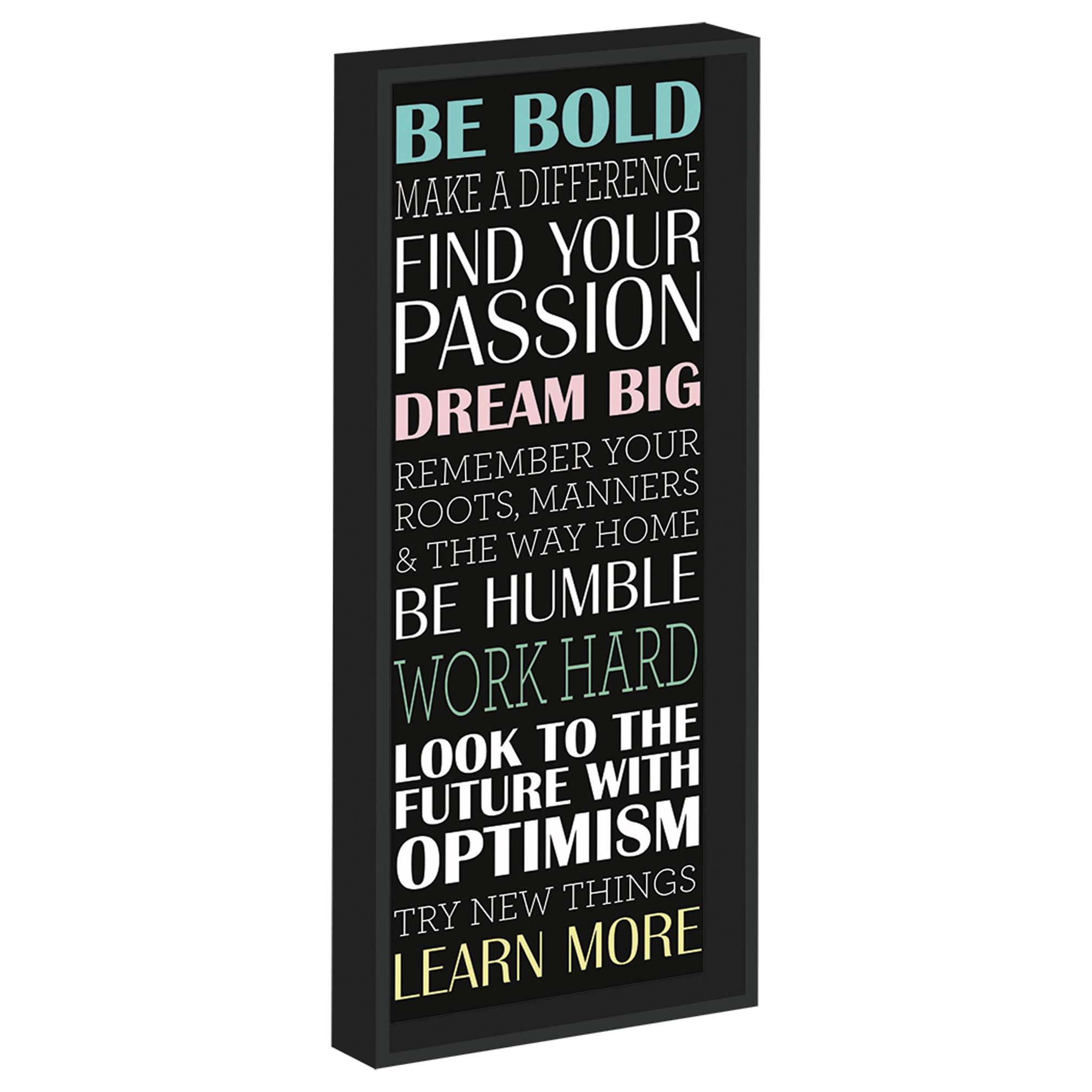 Be Bold Hanging Sign Decoration Decorations - Party Centre