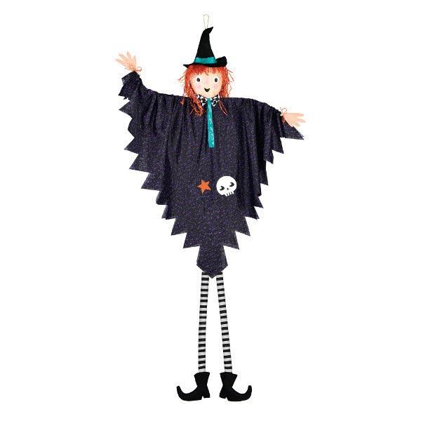 Witch Fabric Hanging Decoration 7ft Decorations - Party Centre