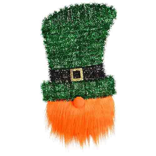 St. Patrick Day Tinsel Leprechaun Decoration