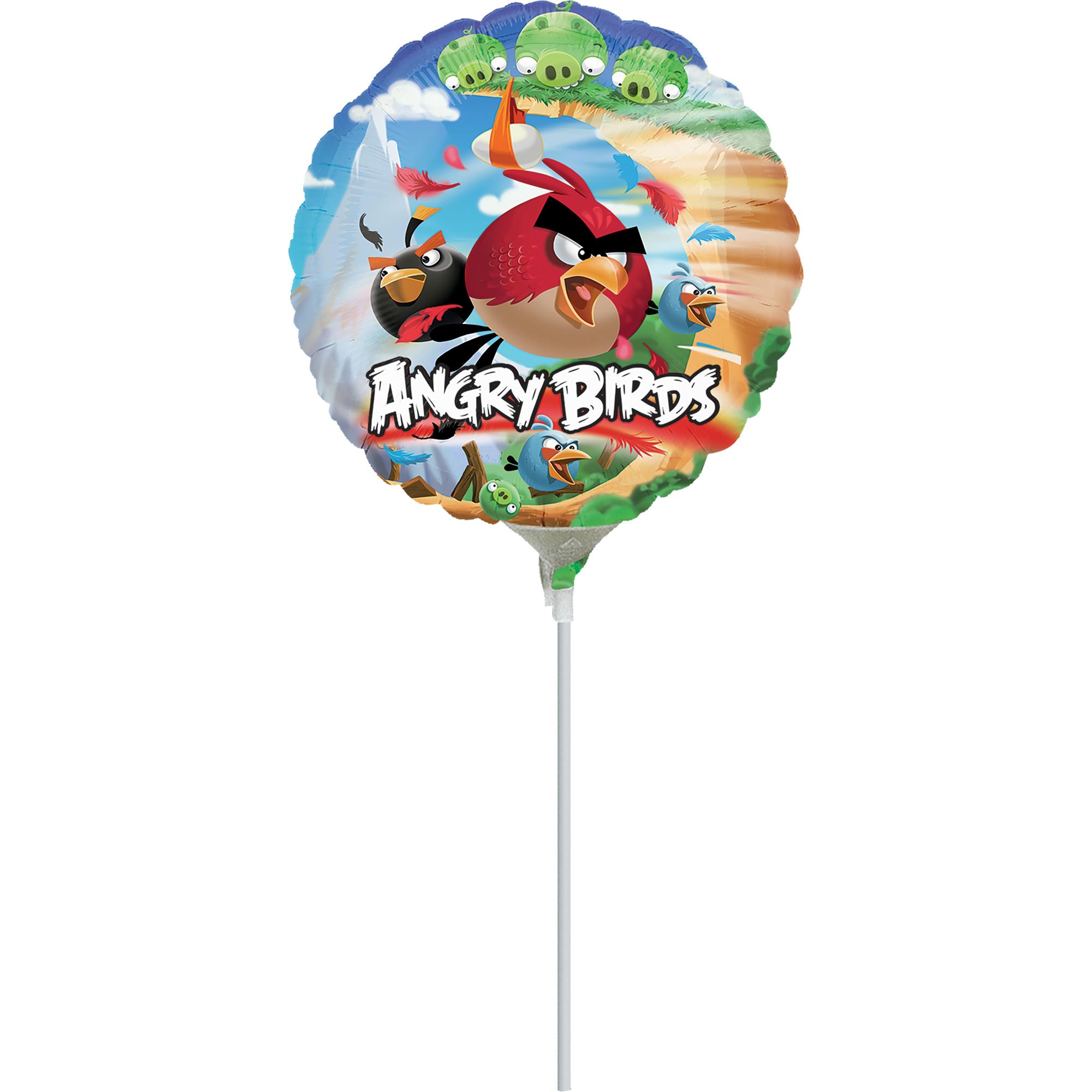 Angry Birds Mini Shape Foil Balloon 9in Balloons & Streamers - Party Centre