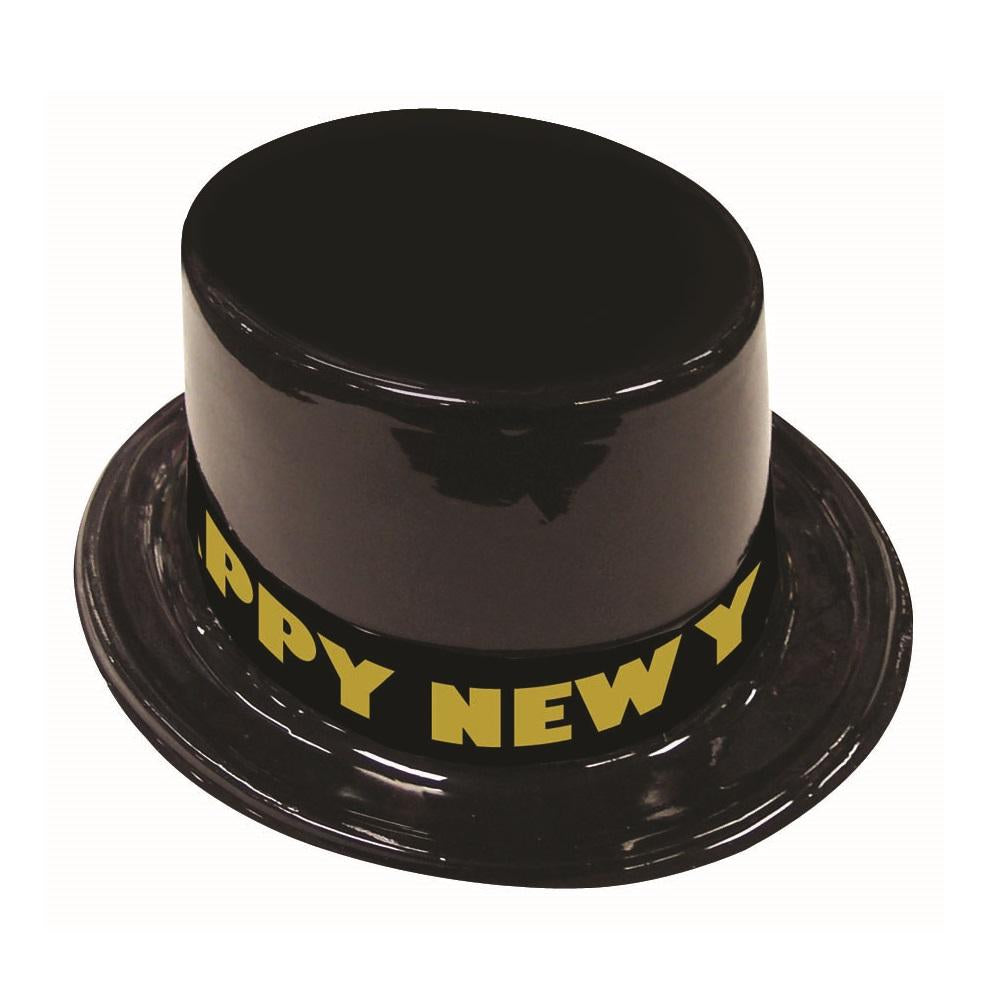 Black New Year Top Hat Costumes & Apparel - Party Centre