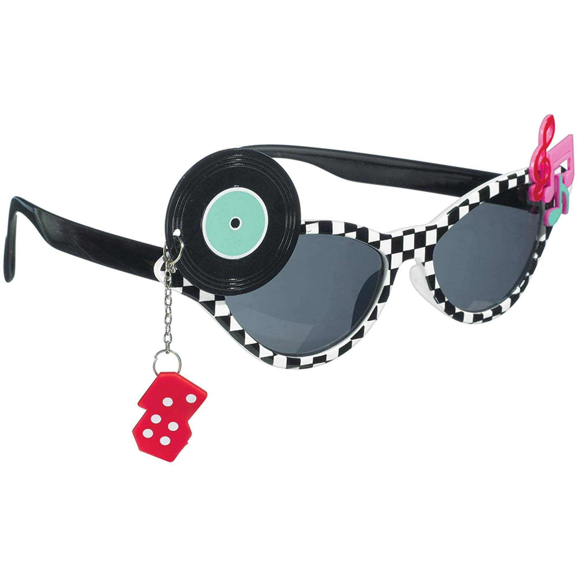 Classic 50's Tinted Fun Shades Costumes & Apparel - Party Centre