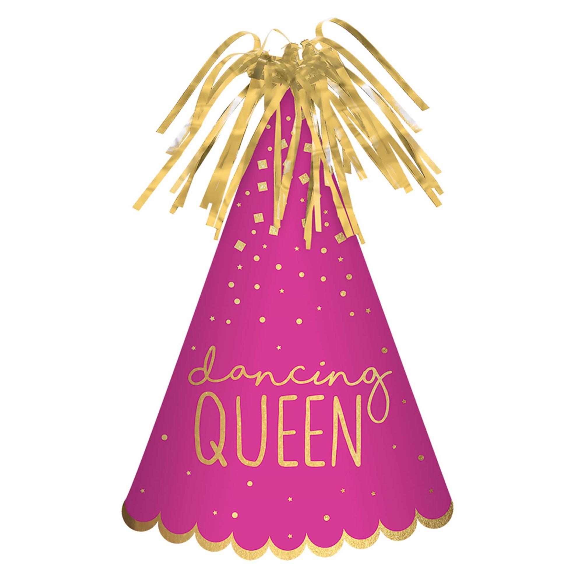 Dance Queen Cone Hat Party Accessories - Party Centre