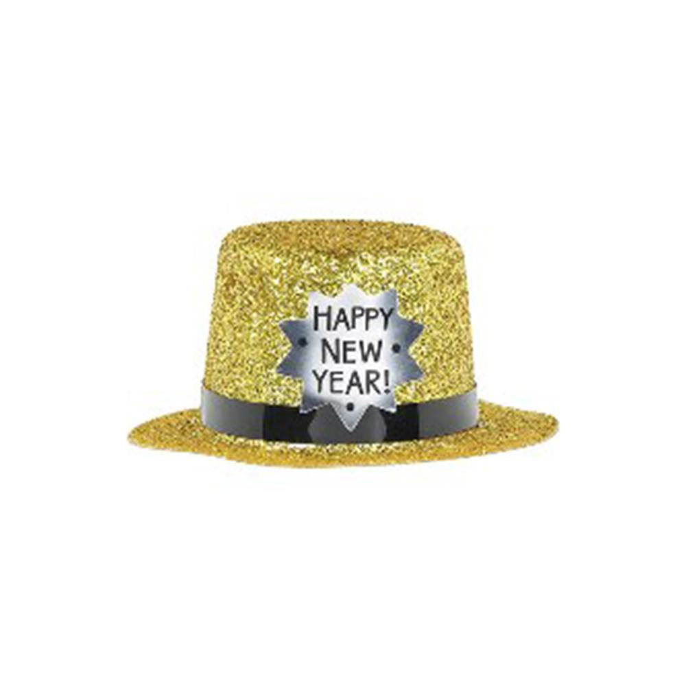 Enchanted Evening Glitter Top Hat Costumes & Apparel - Party Centre