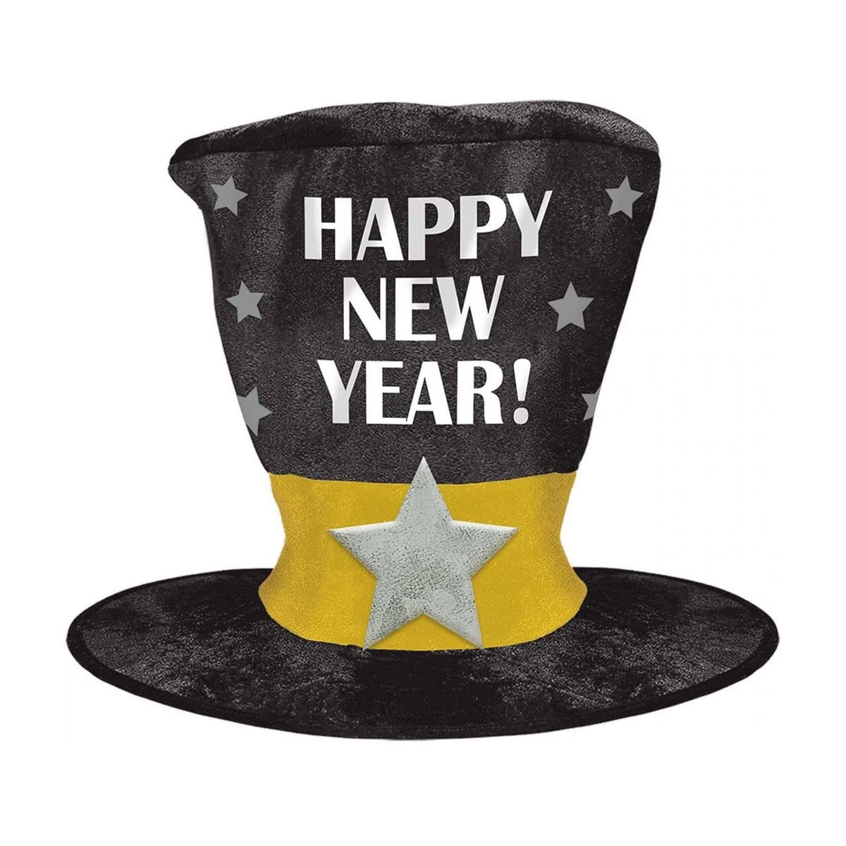 New Year Oversized Top Hat 12in x 11in