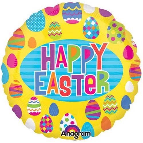 Easter Egg Toss Foil Balloon 18in Balloons & Streamers - Party Centre