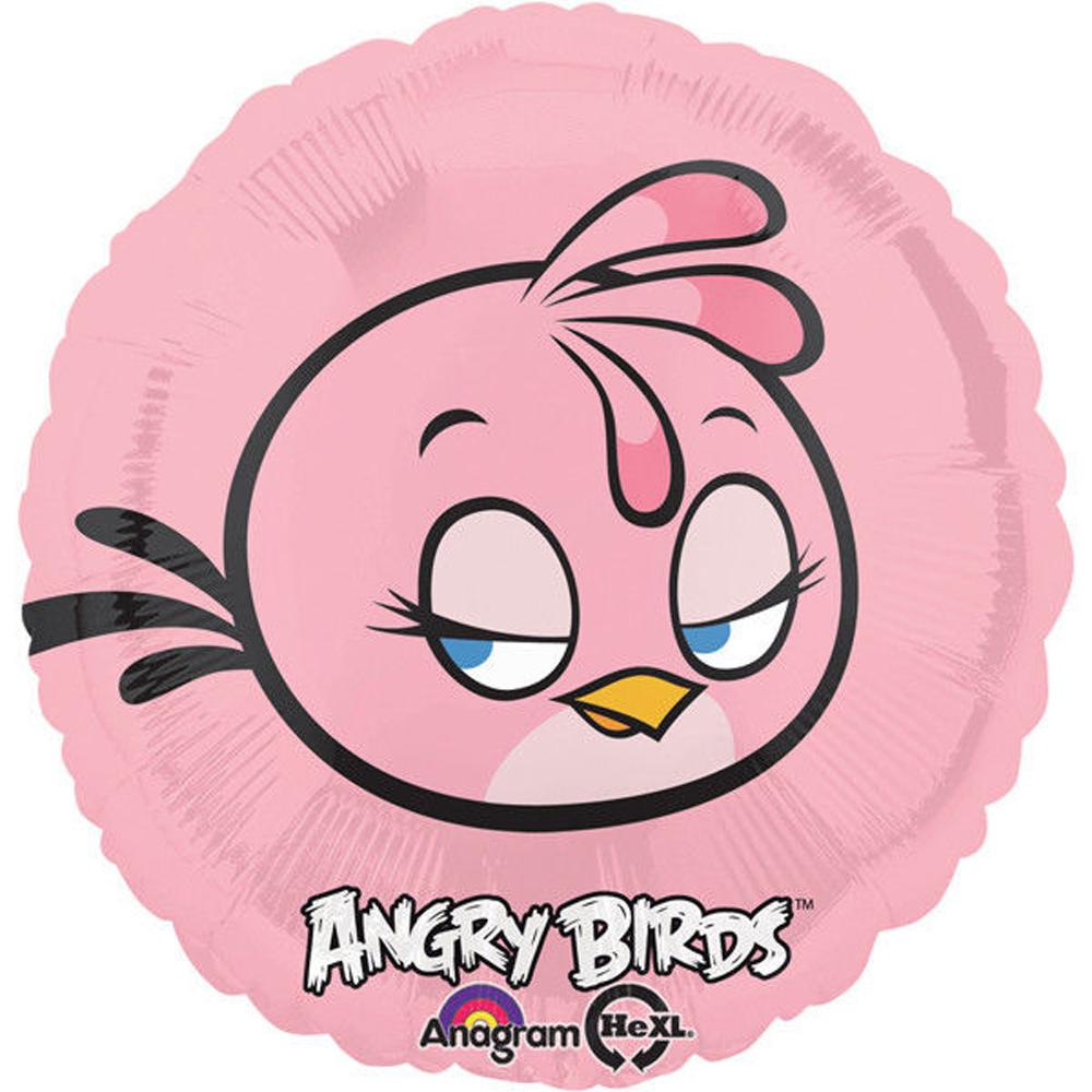 Angry Birds - Pink Bird Foil Balloon 18in Balloons & Streamers - Party Centre