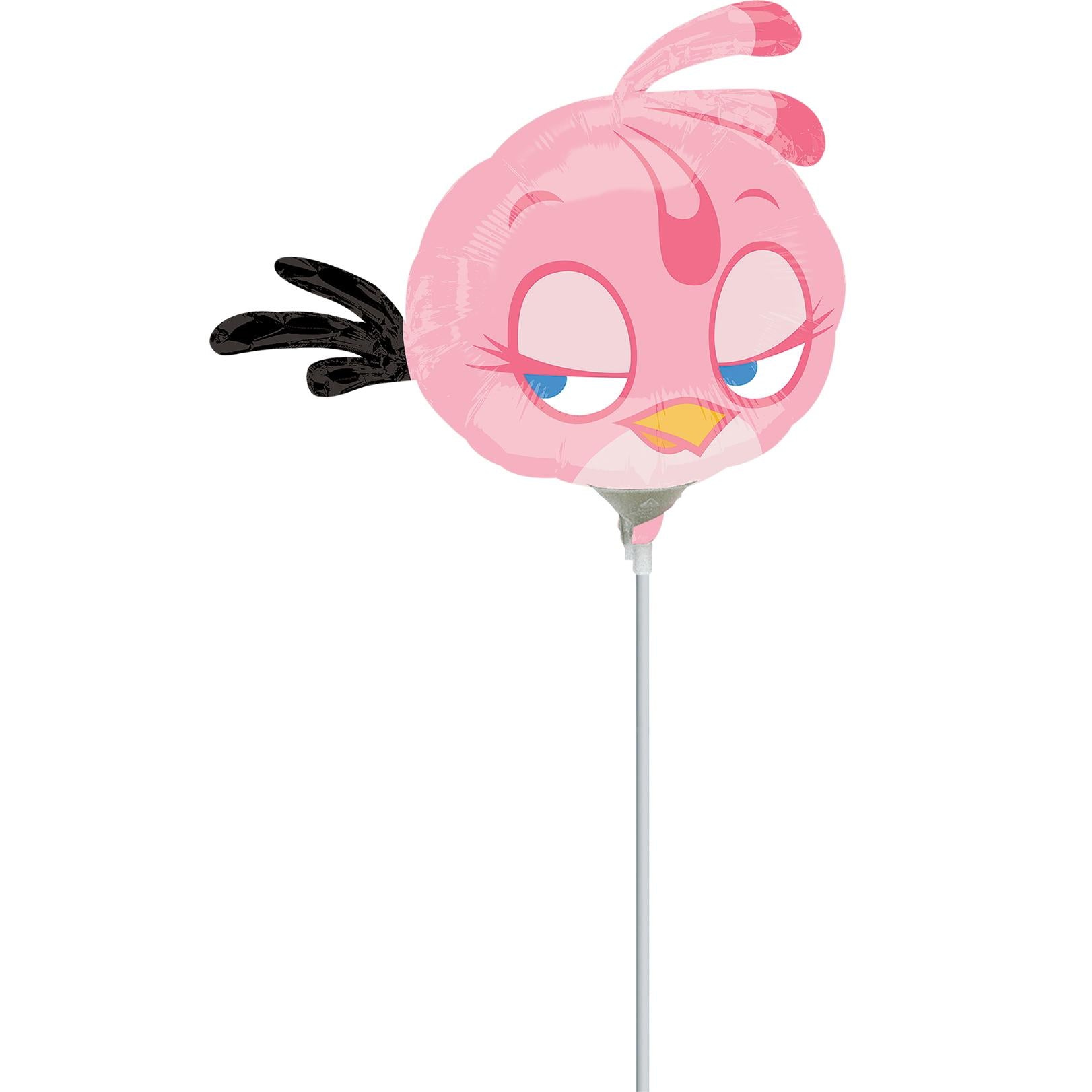Angry Birds Pink Bird Mini Shape Balloon Balloons & Streamers - Party Centre